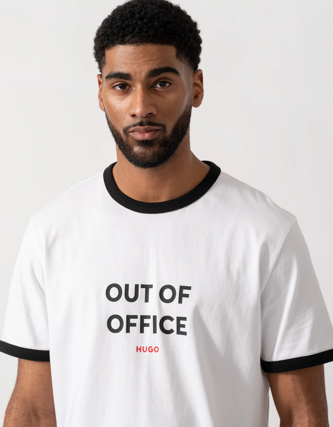 HUGO Out-Of-Office T-Shirt - White 100