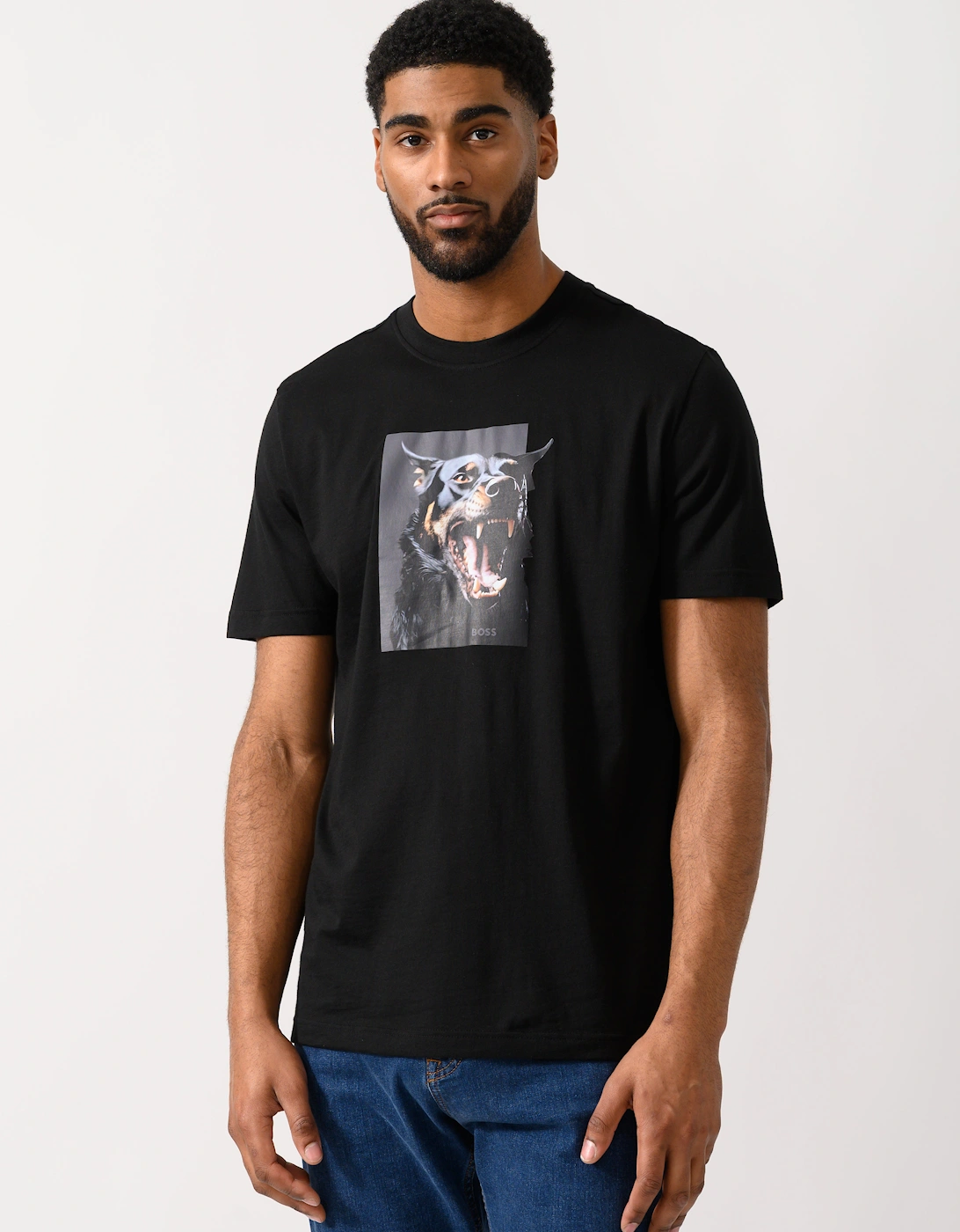 BOSS Orange Doberman Graphic T-Shirt - Black 001, 5 of 4