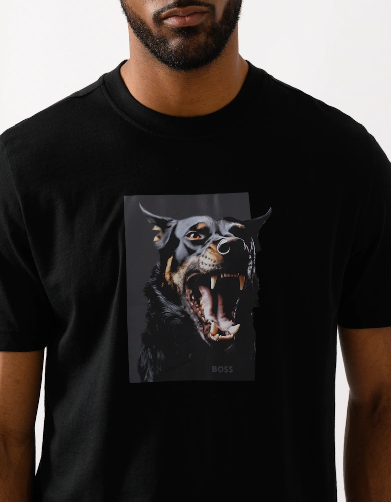 BOSS Orange Doberman Graphic T-Shirt - Black 001