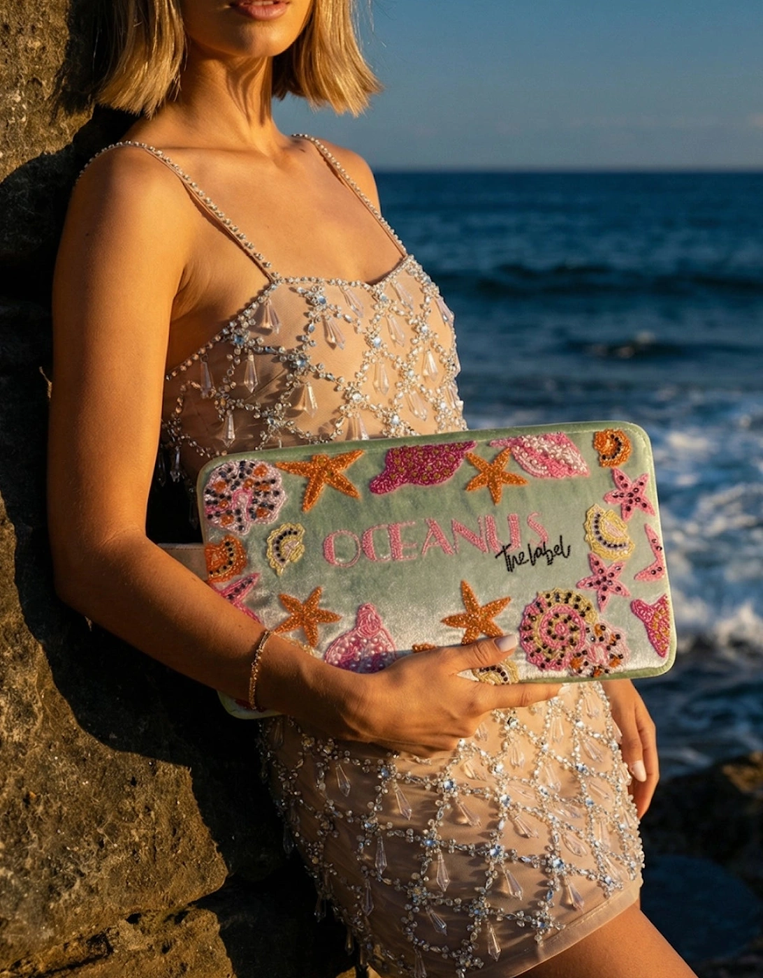 Sea Treasure Beaded Bag