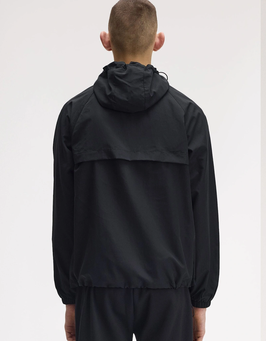 J7902 Hooded Shell Jacket - Black