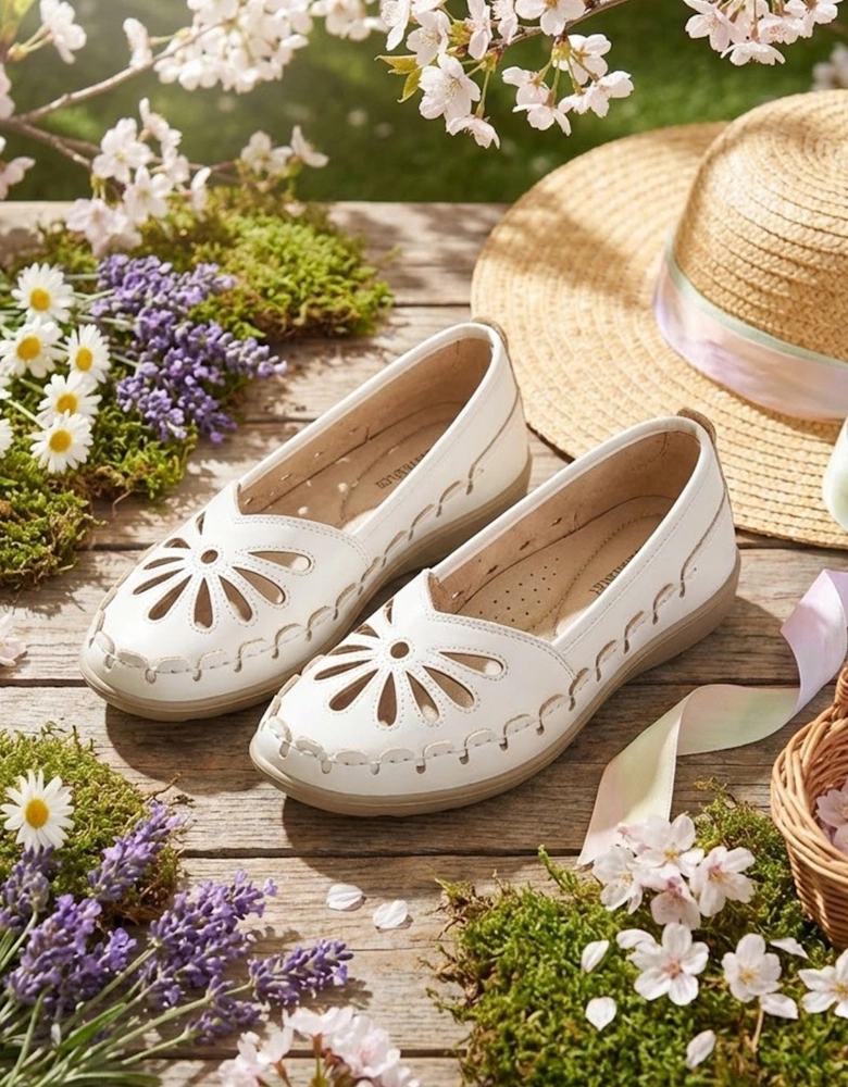 L516G Ladies Shoes White