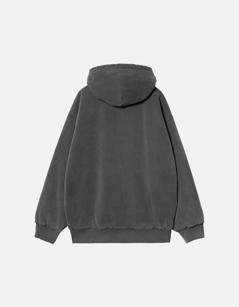 Hooded Vista Jacket Black Garment Dyed