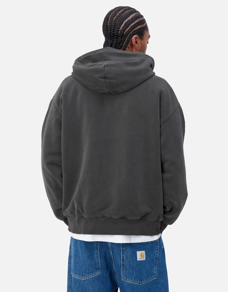 Hooded Vista Jacket Black Garment Dyed