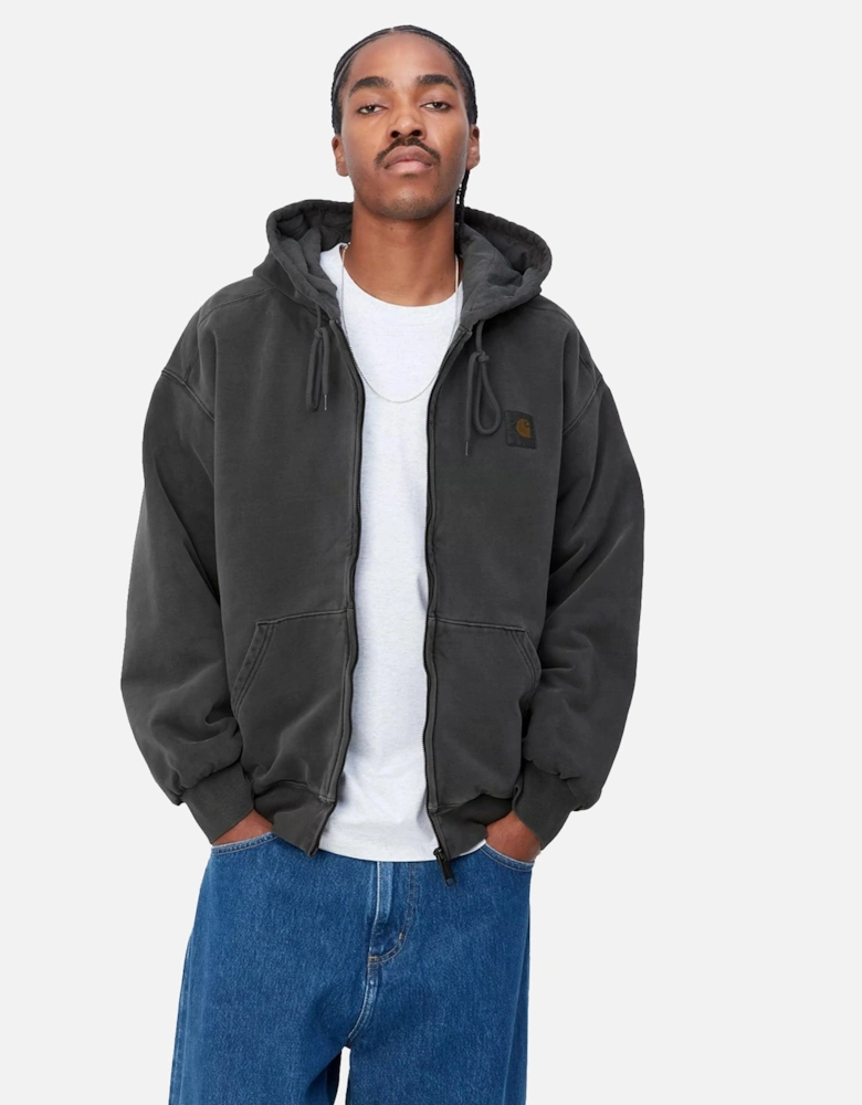 Hooded Vista Jacket Black Garment Dyed