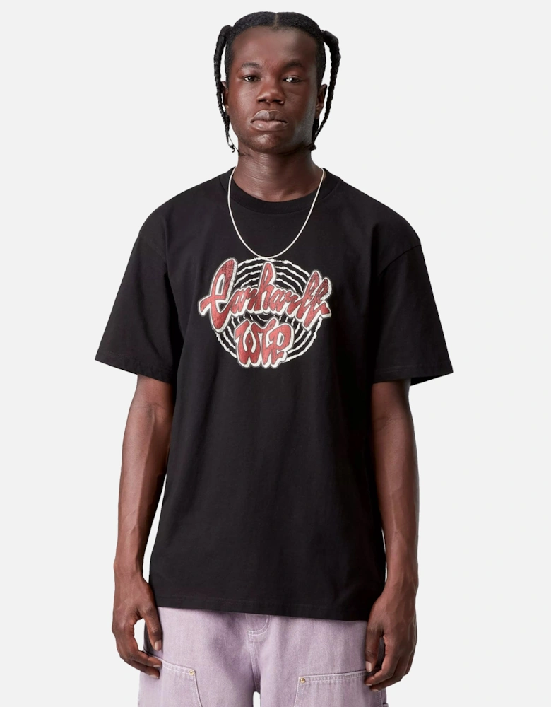 S/S Chedda T-Shirt Black Heavy Stone Wash