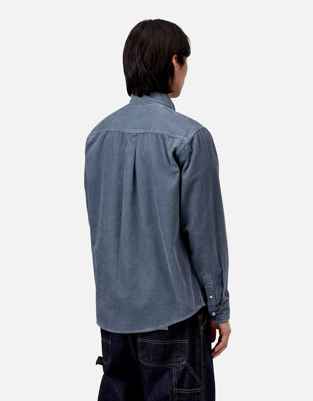 L/S Madison Cord Shirt Angelite/Angelite