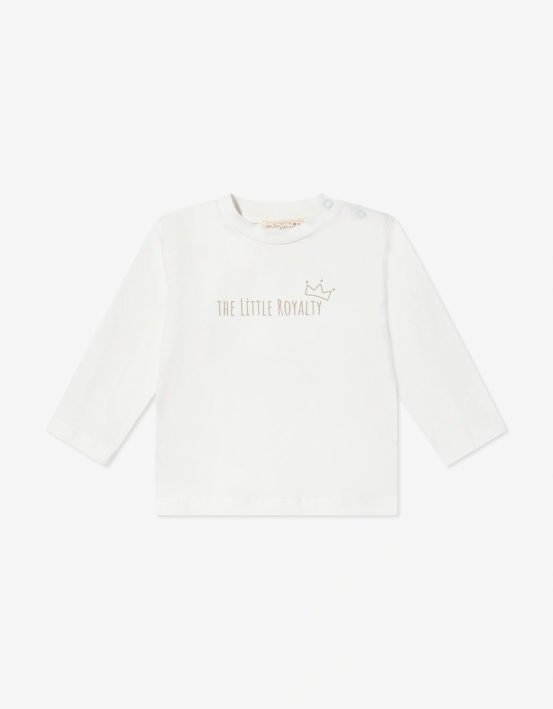 Baby Dungaree and T-Shirt Set in Beige