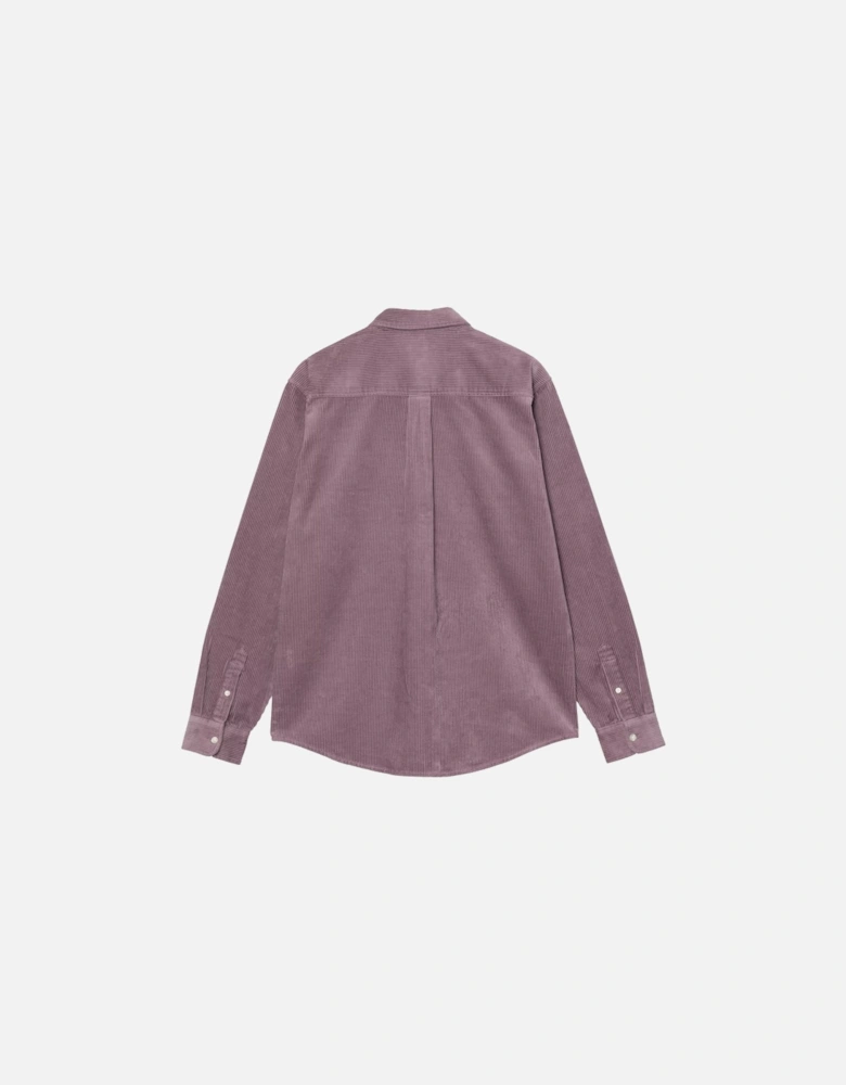 L/S Madison Cord Shirt Phlox/Phlox