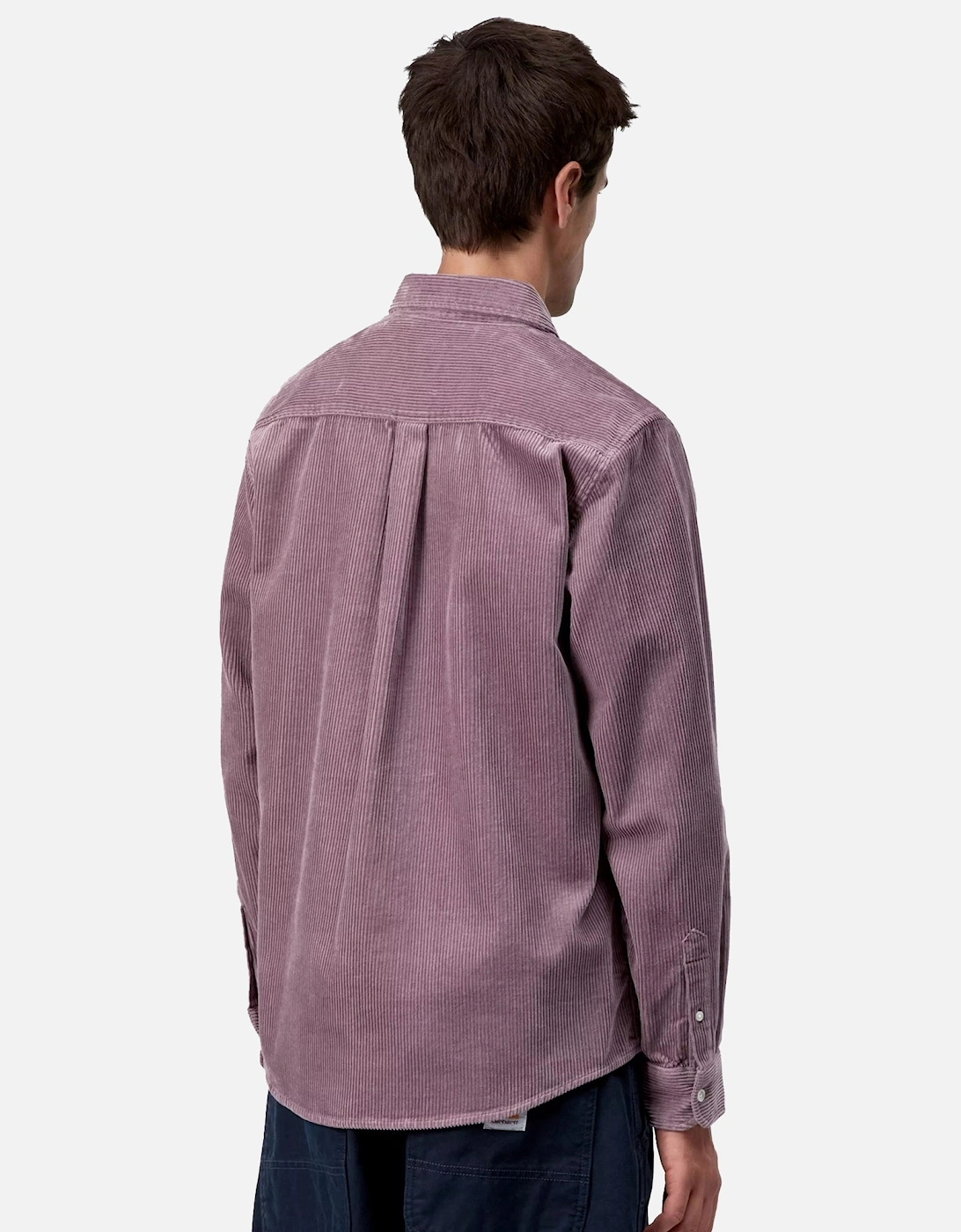 L/S Madison Cord Shirt Phlox/Phlox