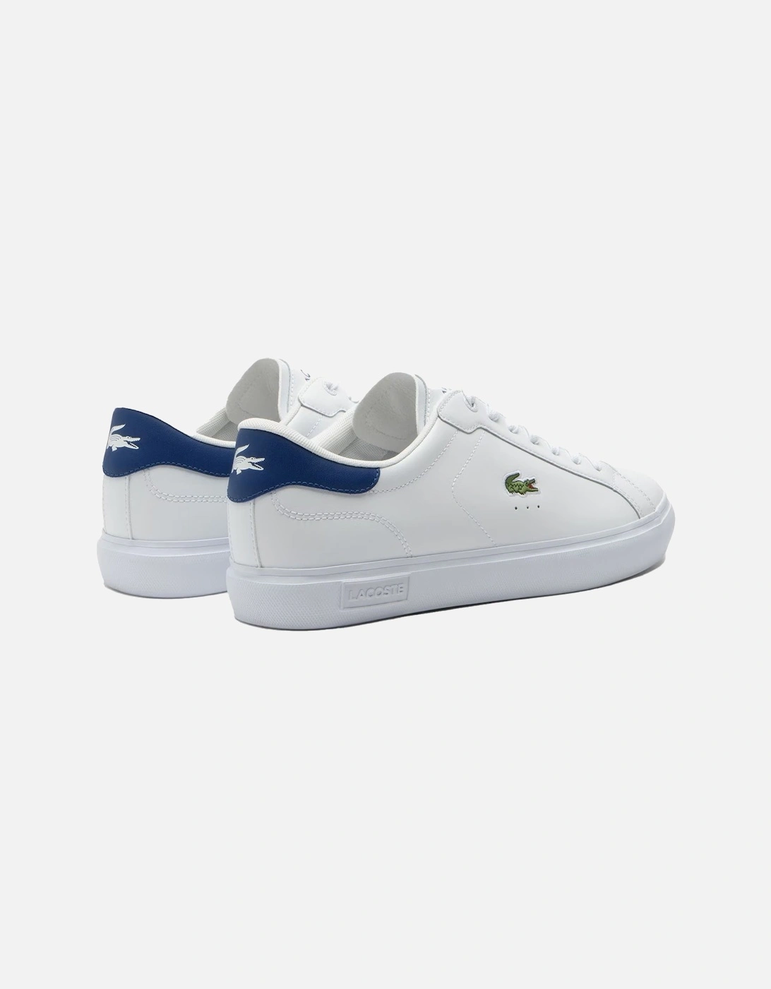 Powercourt Leather Trainers White/Blue