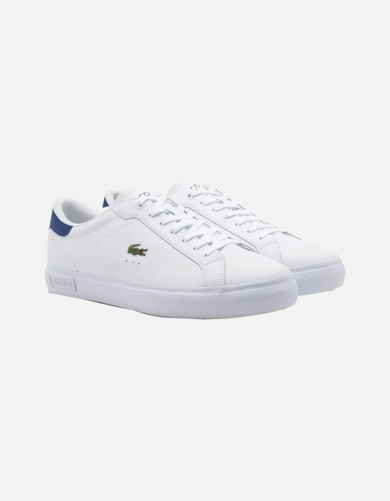 Powercourt Leather Trainers White/Blue