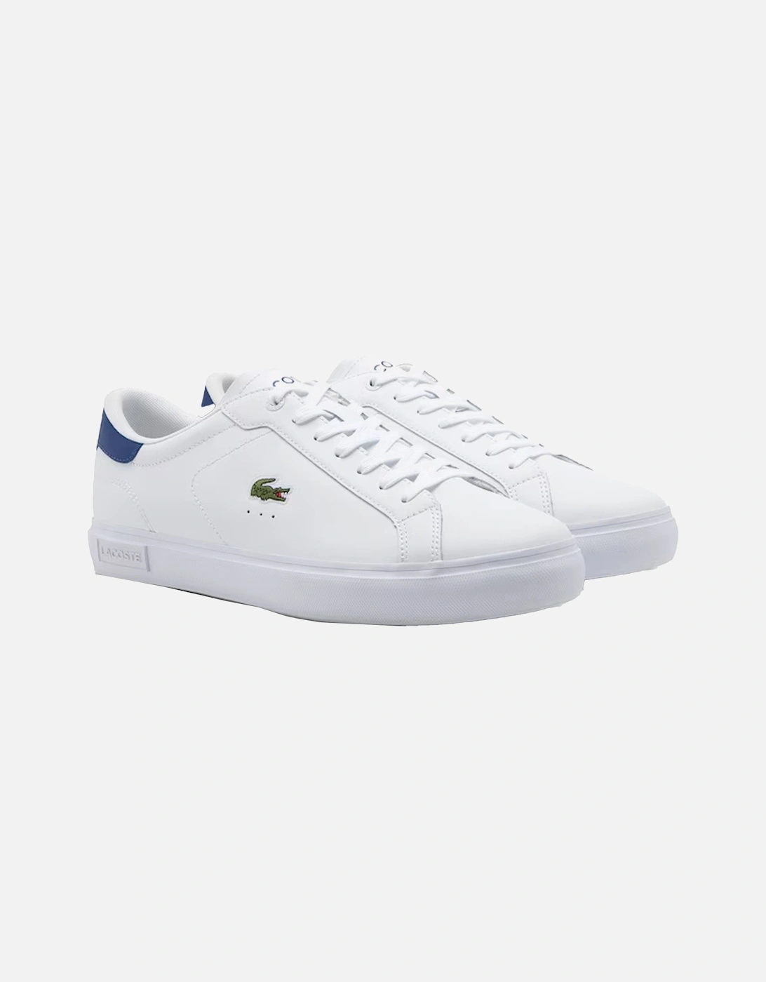 Powercourt Leather Trainers White/Blue