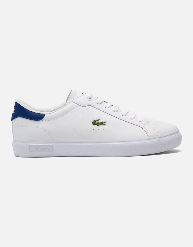 Powercourt Leather Trainers White/Blue
