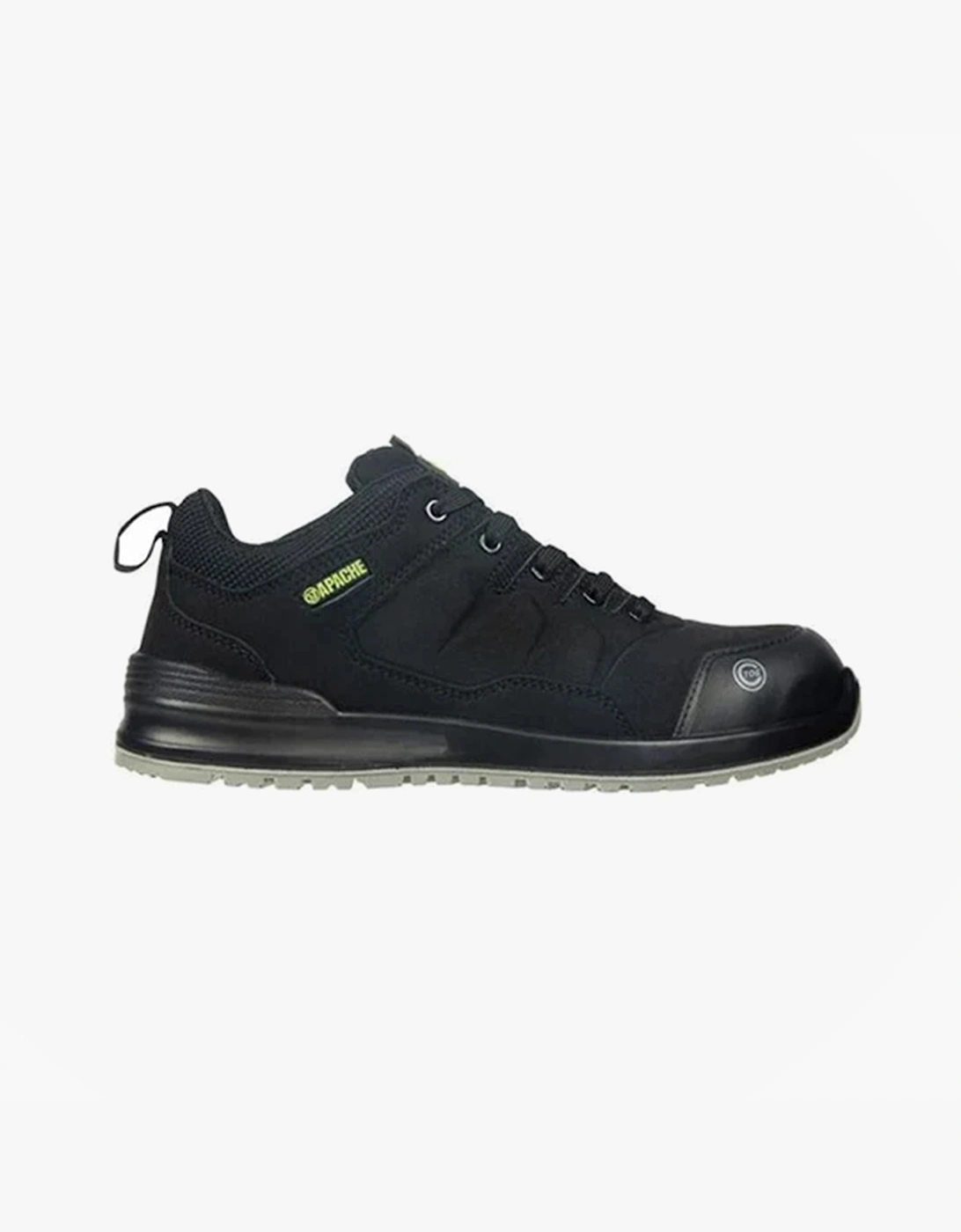 Apache Unisex Black Brampton Trainers - Size: Uk 7
