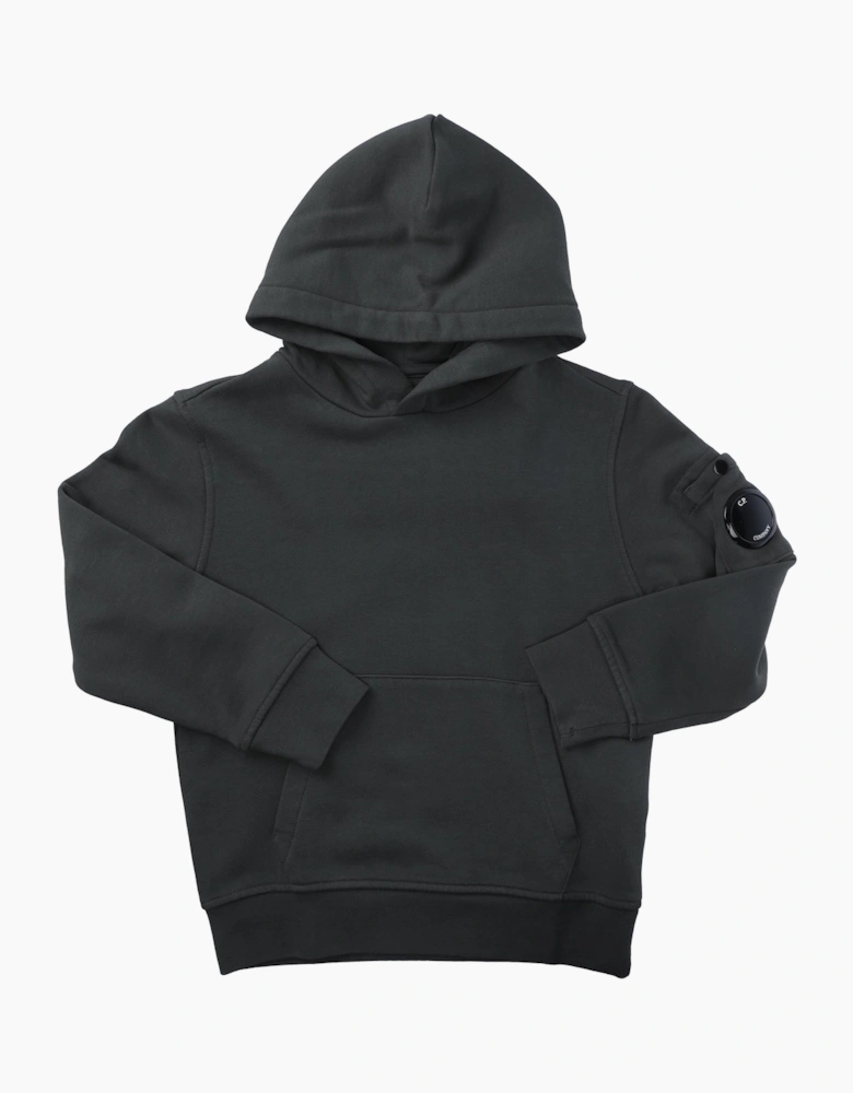 Juniors Diagonal Raised Lens Hoodie