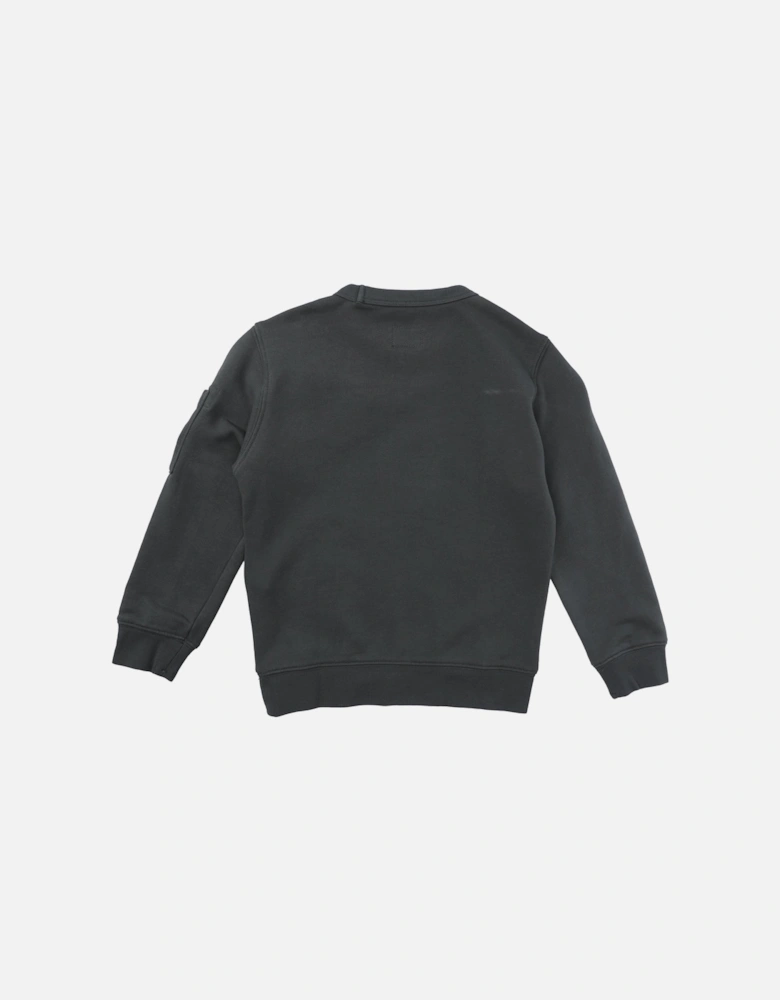 Juniors Diagonal Fleece Crewneck Sweatshirt