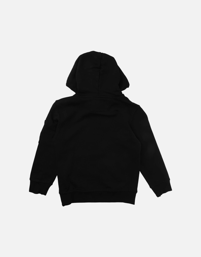 Juniors Diagonal Fleece Google Hoodie