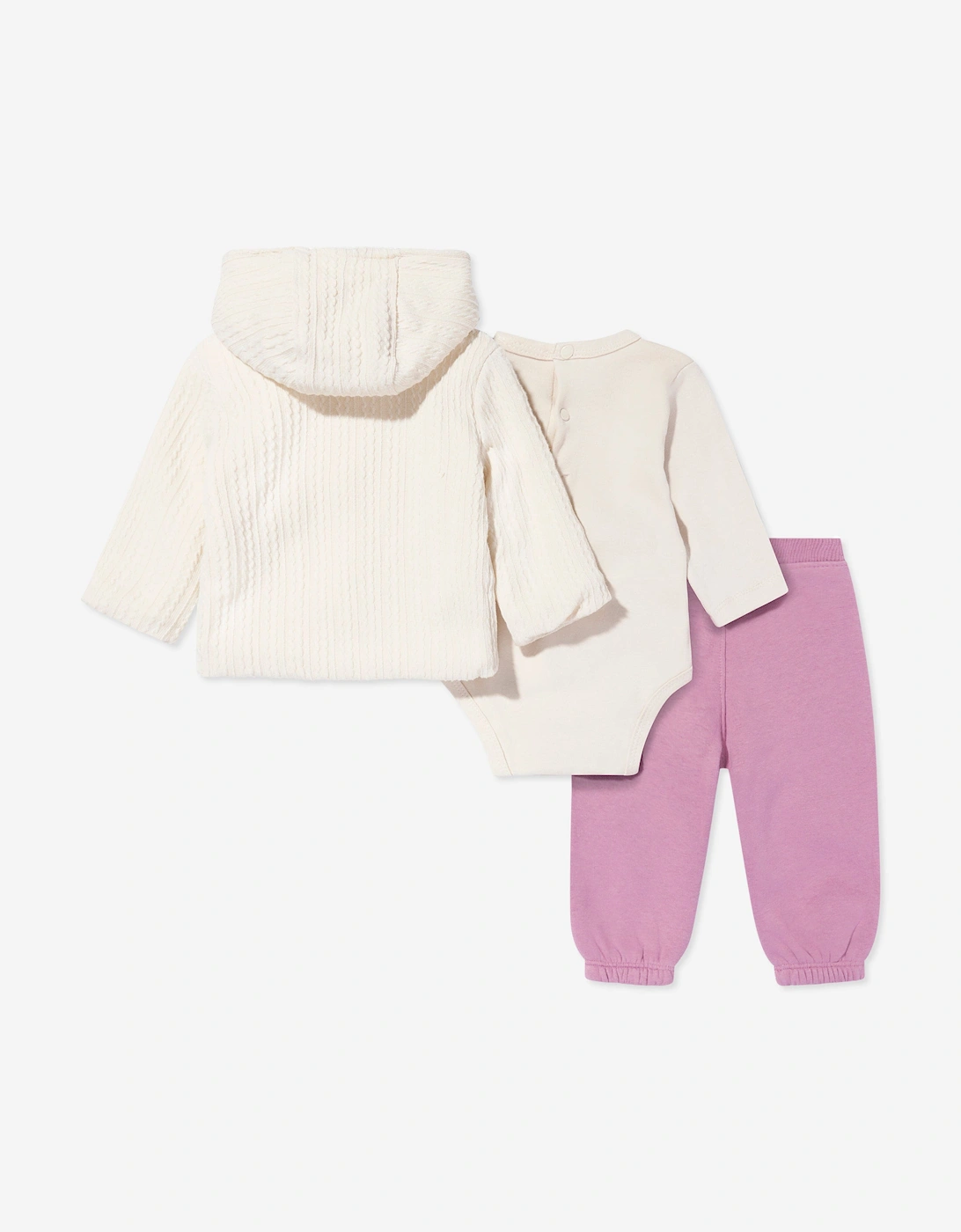 Baby Girls 3 Piece Outfit Set in Pink