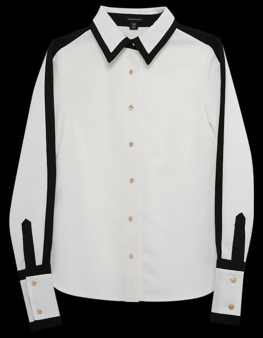 Colour Block Twill Woven Shirt