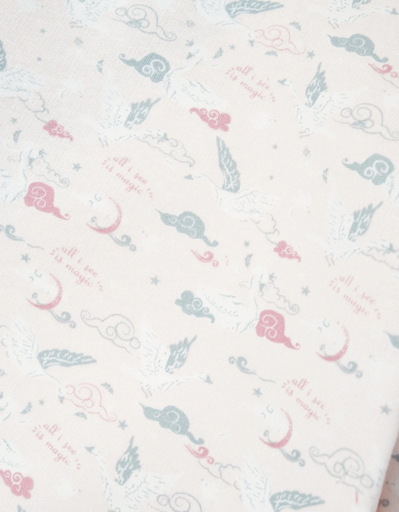 Baby Girls Patterned Romper in Pink