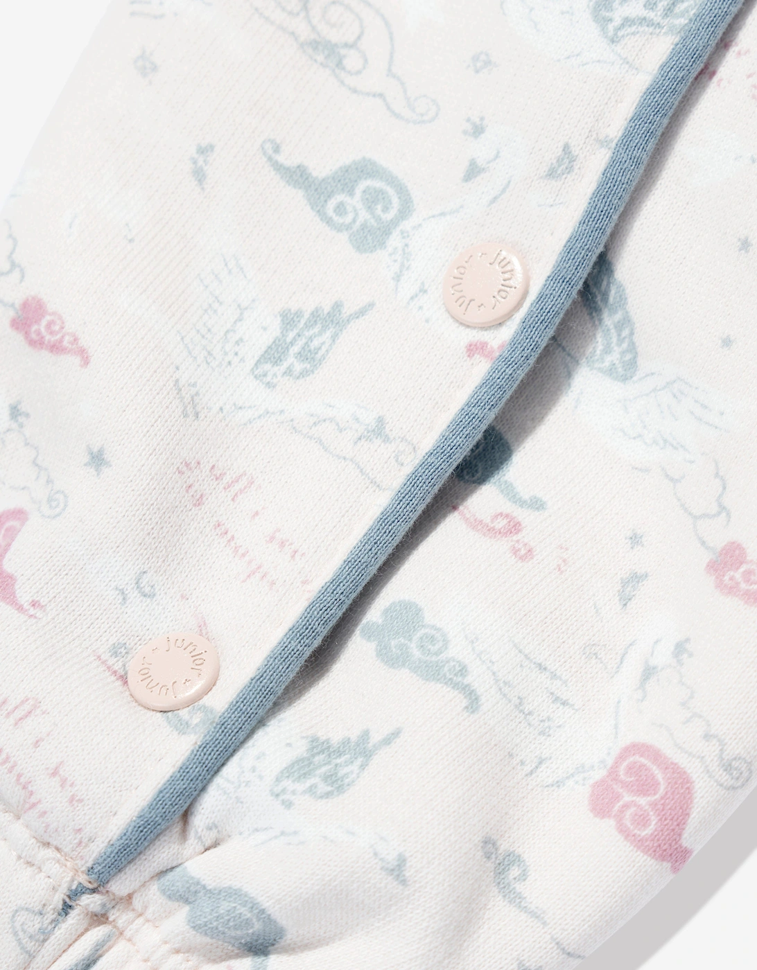 Baby Girls Patterned Romper in Pink