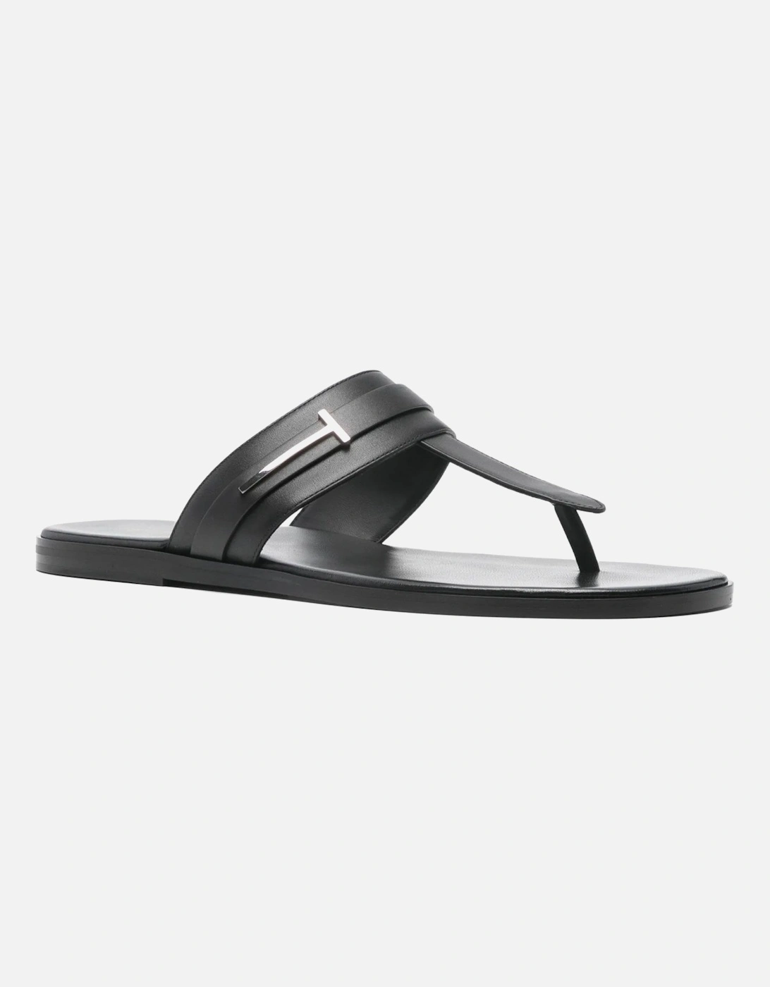 Leather Sandals Black