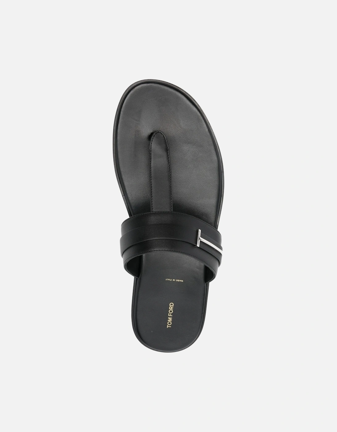 Leather Sandals Black