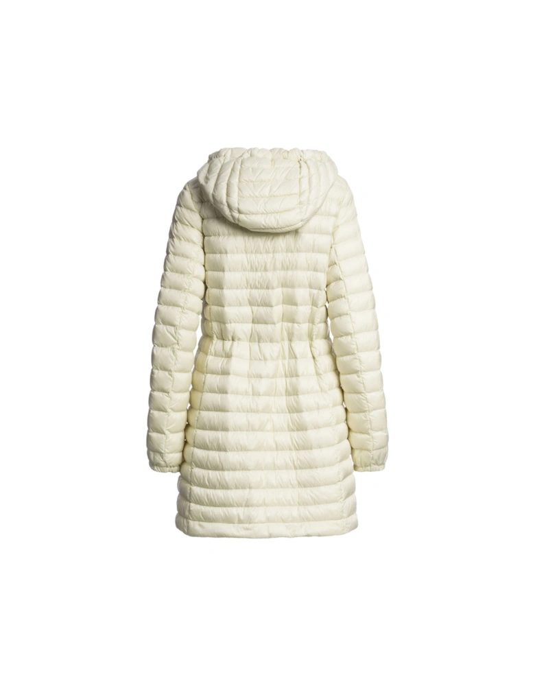 Meredith Mossy Chalk Hooded Down Jacket