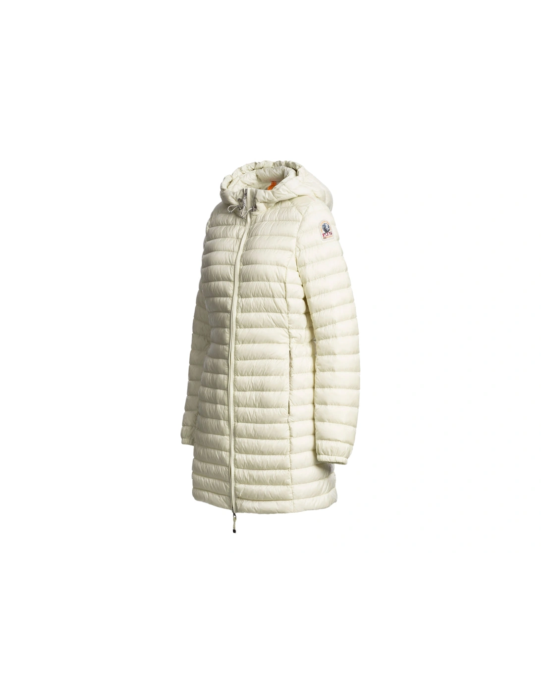 Meredith Mossy Chalk Hooded Down Jacket