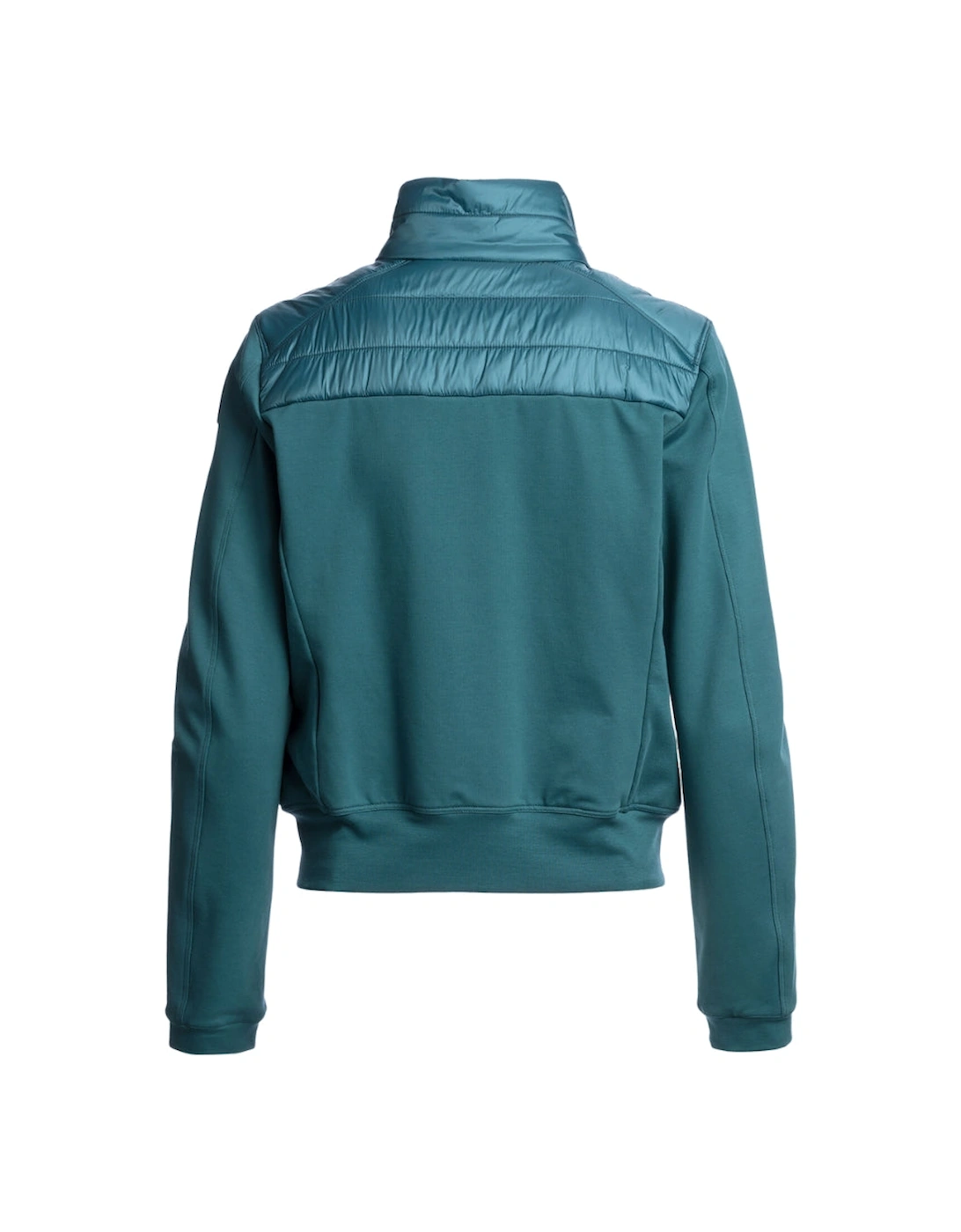Rosy Dusty Petrol Blue Fleece Jacket