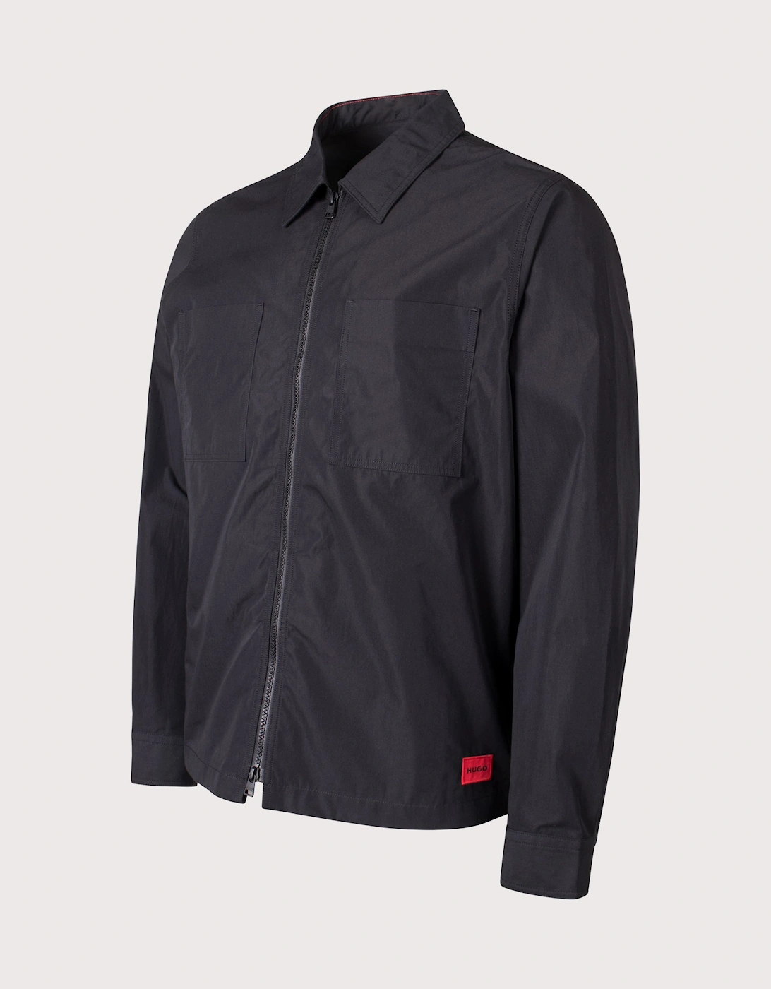 Oversized Zip Through Evalom Overshirt, 5 of 4