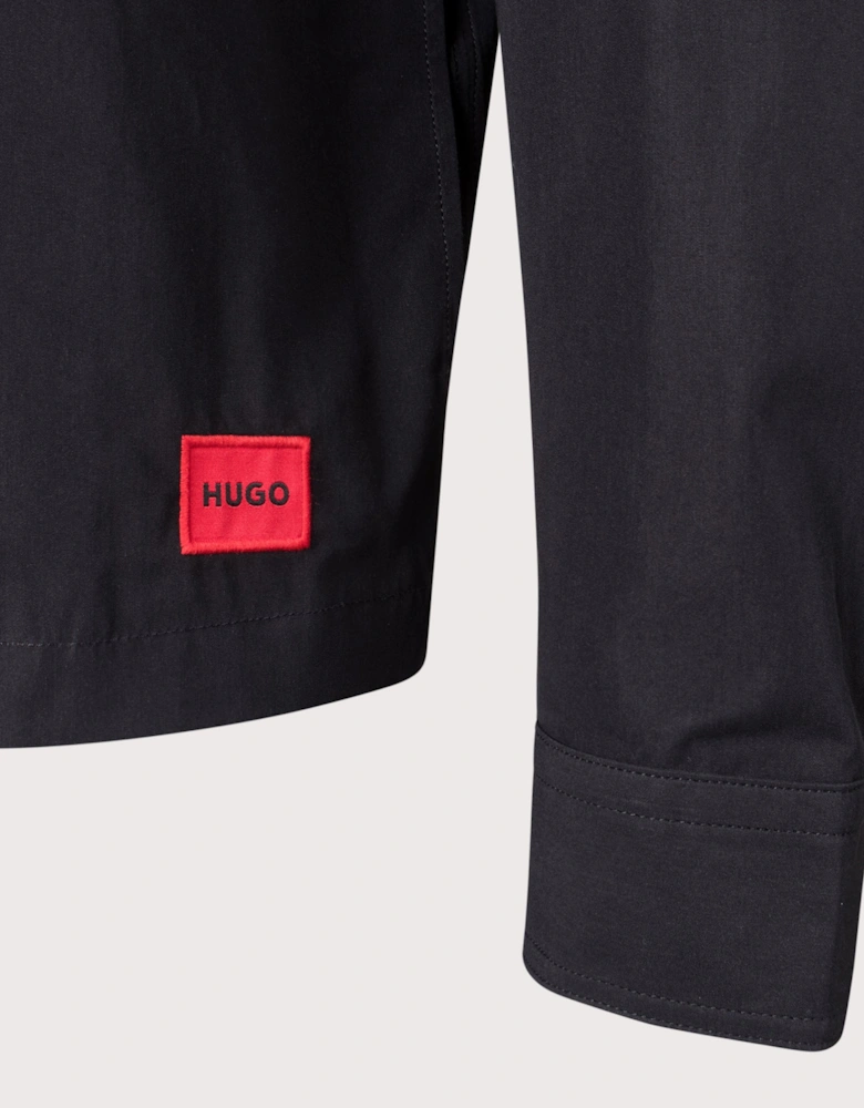 Oversized Zip Through Evalom Overshirt