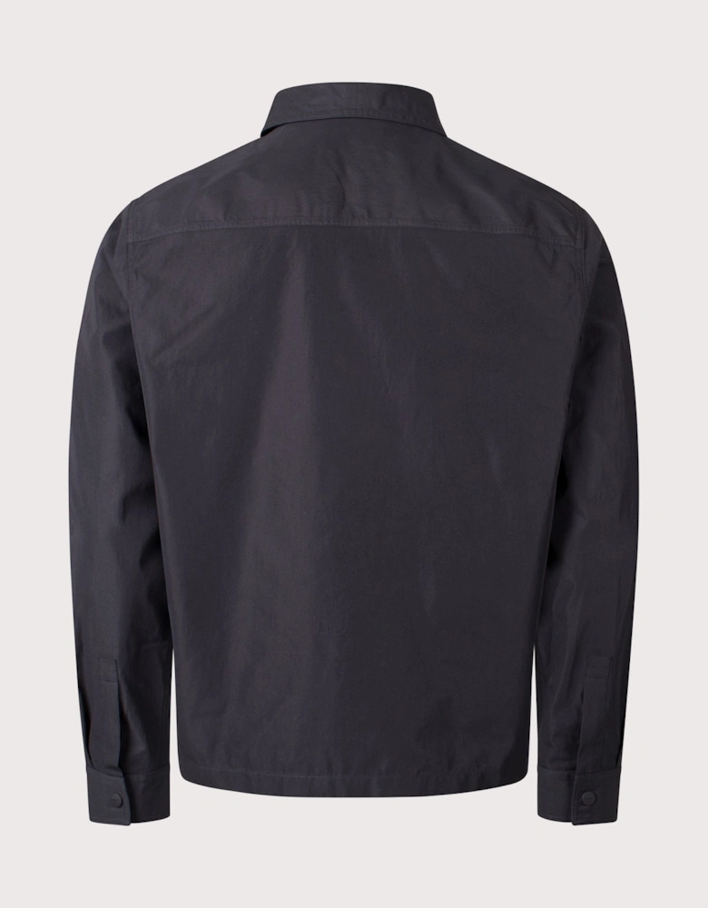 Oversized Zip Through Evalom Overshirt