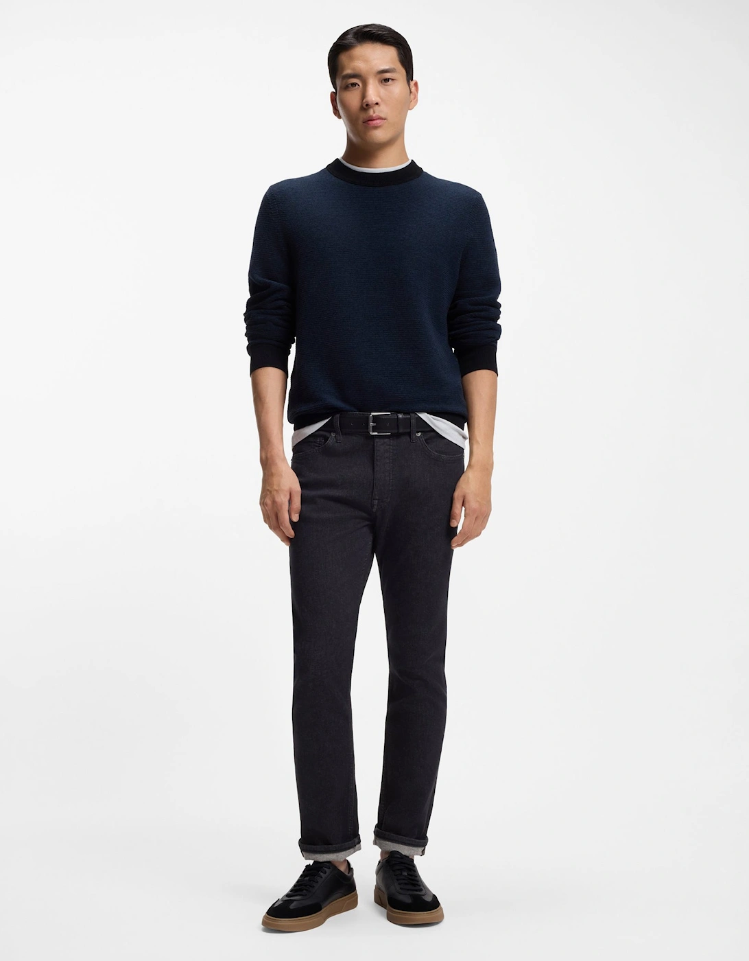 BOSS Orange Slim Fit Delaware Jeans - Dark Blue 401