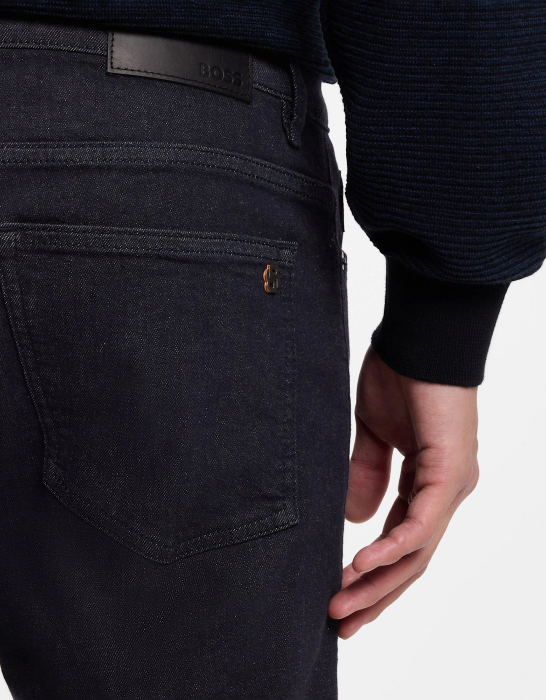 BOSS Orange Slim Fit Delaware Jeans - Dark Blue 401