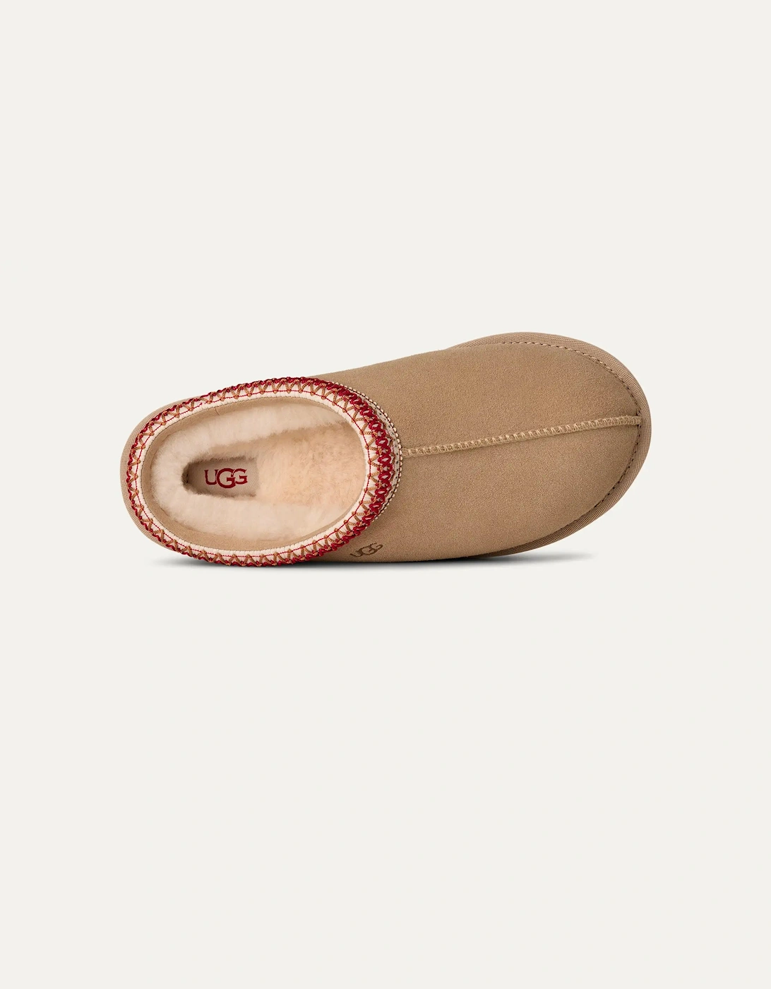 Tasman II Womens Slippers - Sand/Dark Cherry