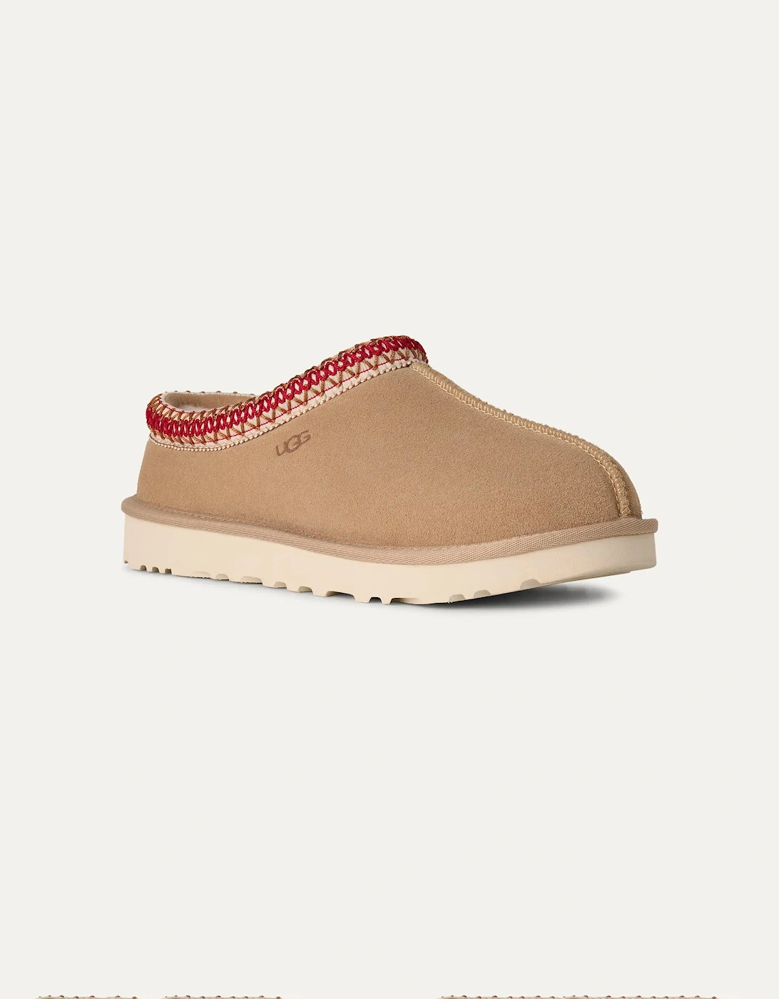 Tasman II Womens Slippers - Sand/Dark Cherry