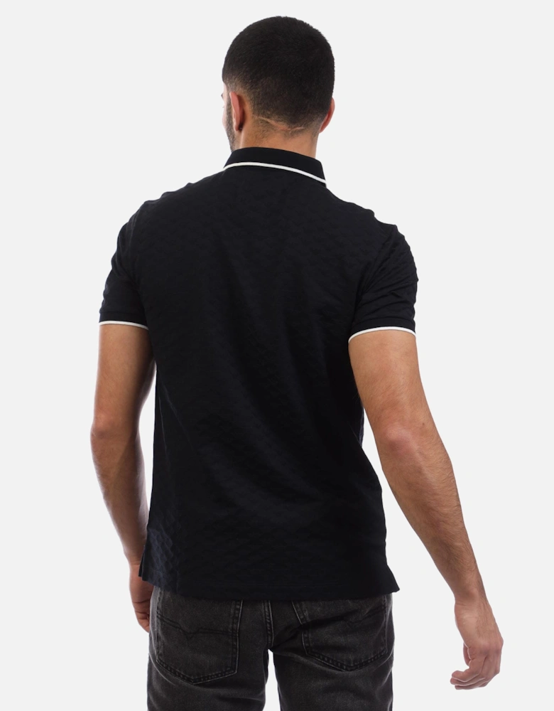 Allover Jacquard Eagle Polo Shirt