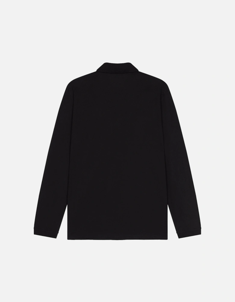 BRANDED COTTON LS POLO