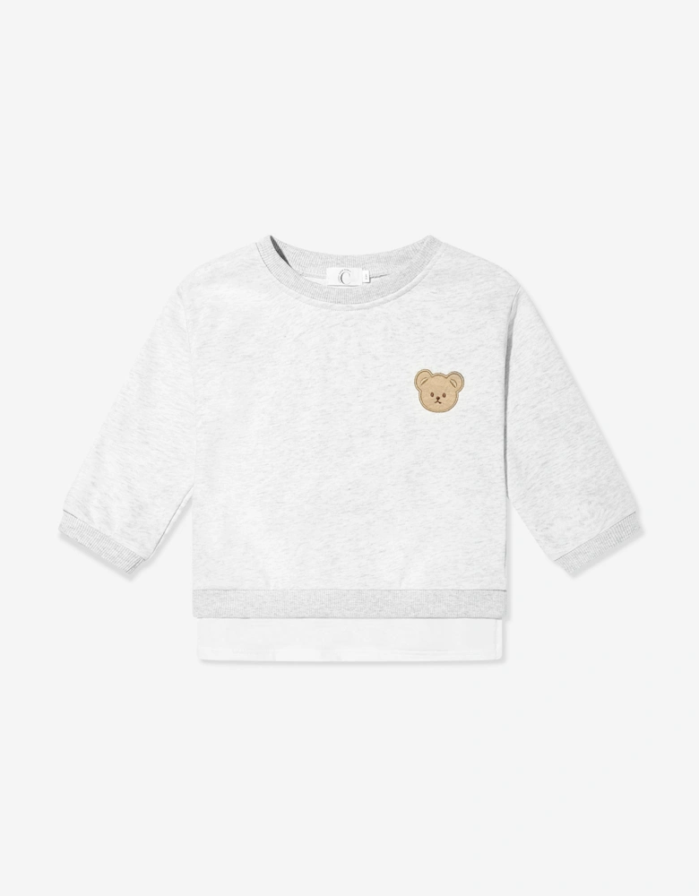 Kids The Bear Colour Tracksuit in Grey