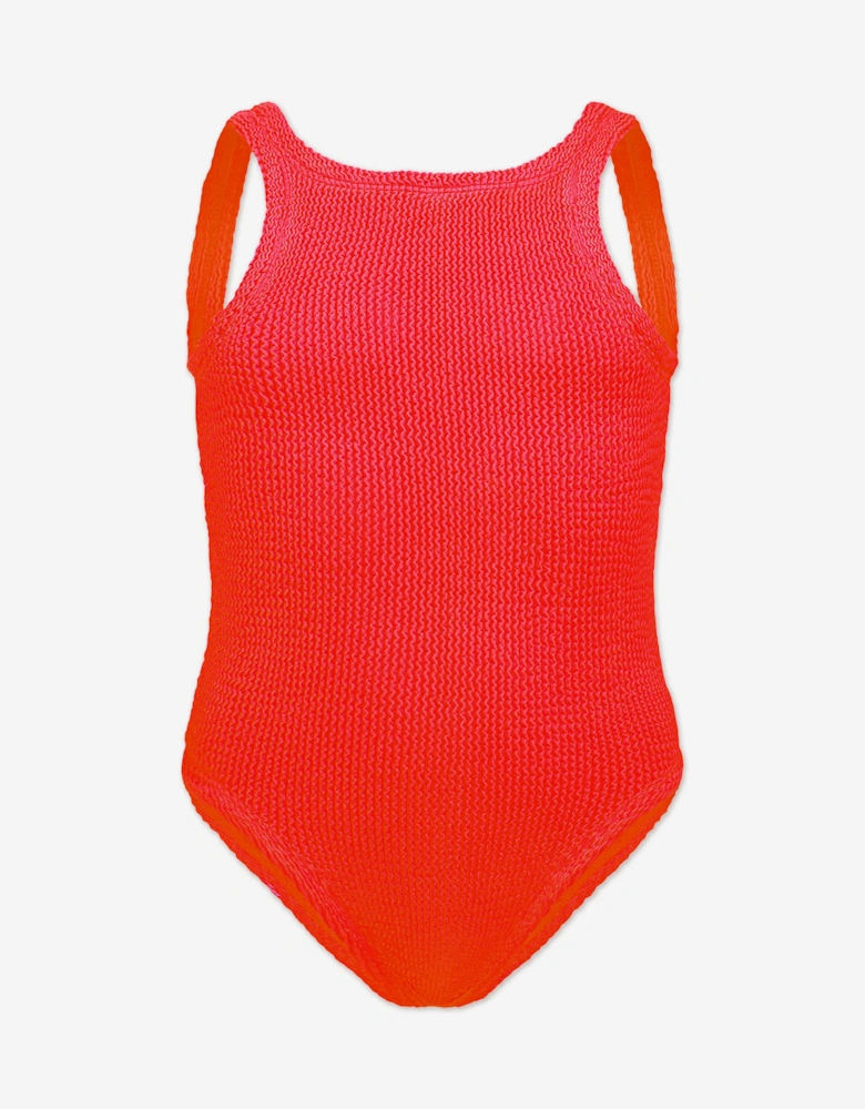 Girls Classic Swimsuit in Red
