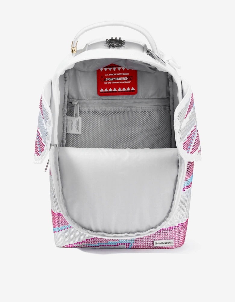 Girls AI Wings Mini Backpack in Pink