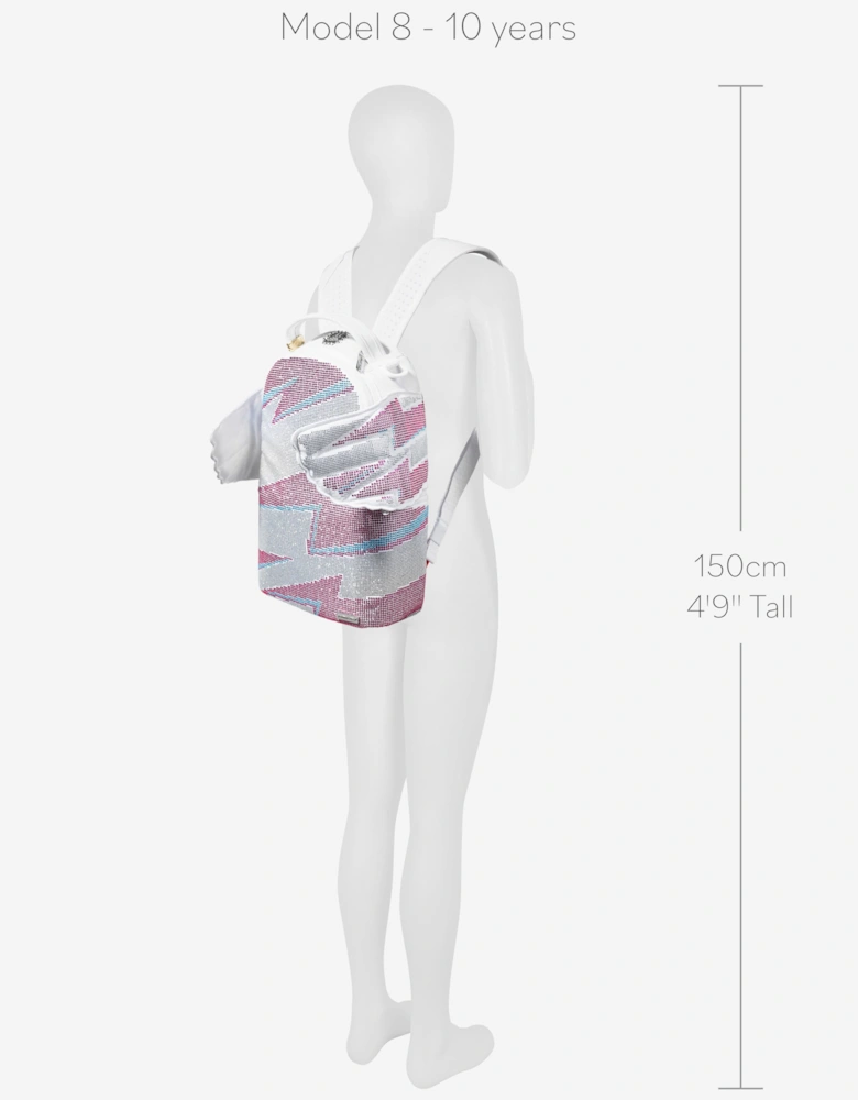 Girls AI Wings Mini Backpack in Pink