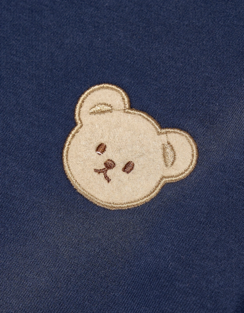 Kids The Bear Colour Tracksuit in Navy