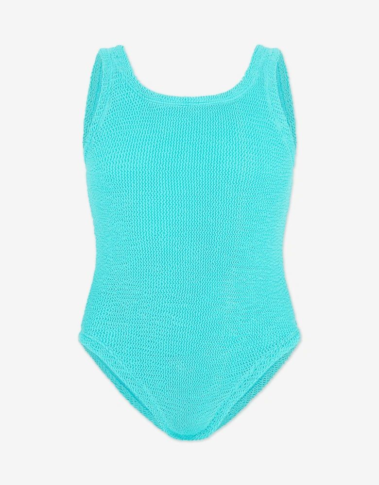 Girls Classic Swimsuit in Blue