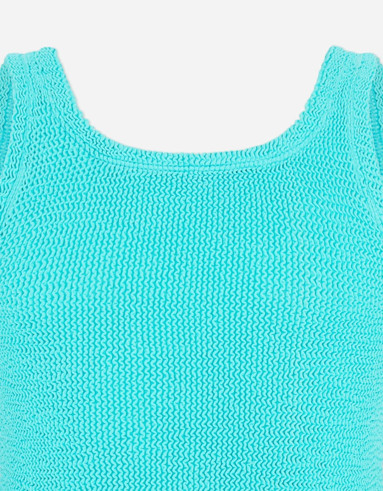 Girls Classic Swimsuit in Blue