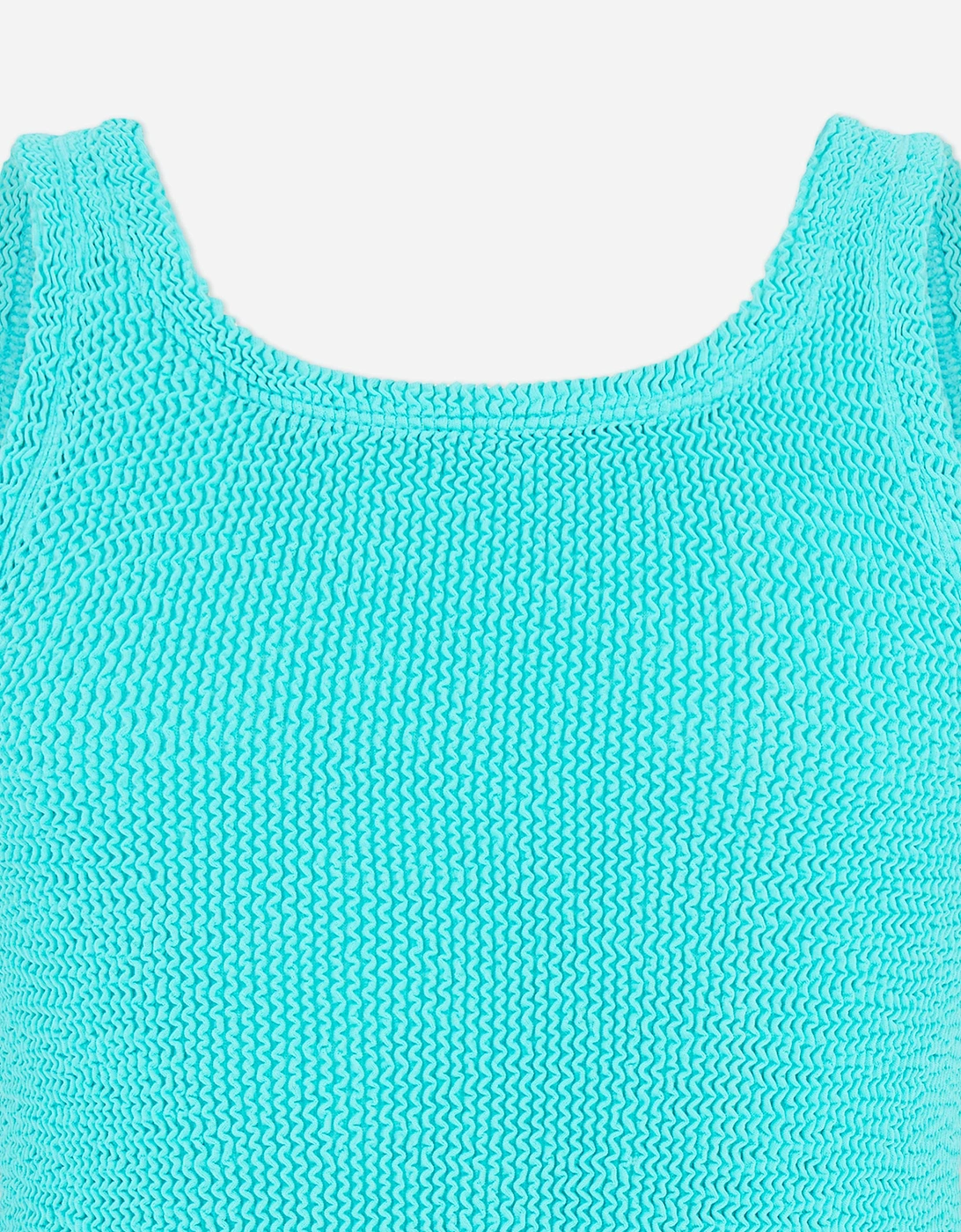 Girls Classic Swimsuit in Blue