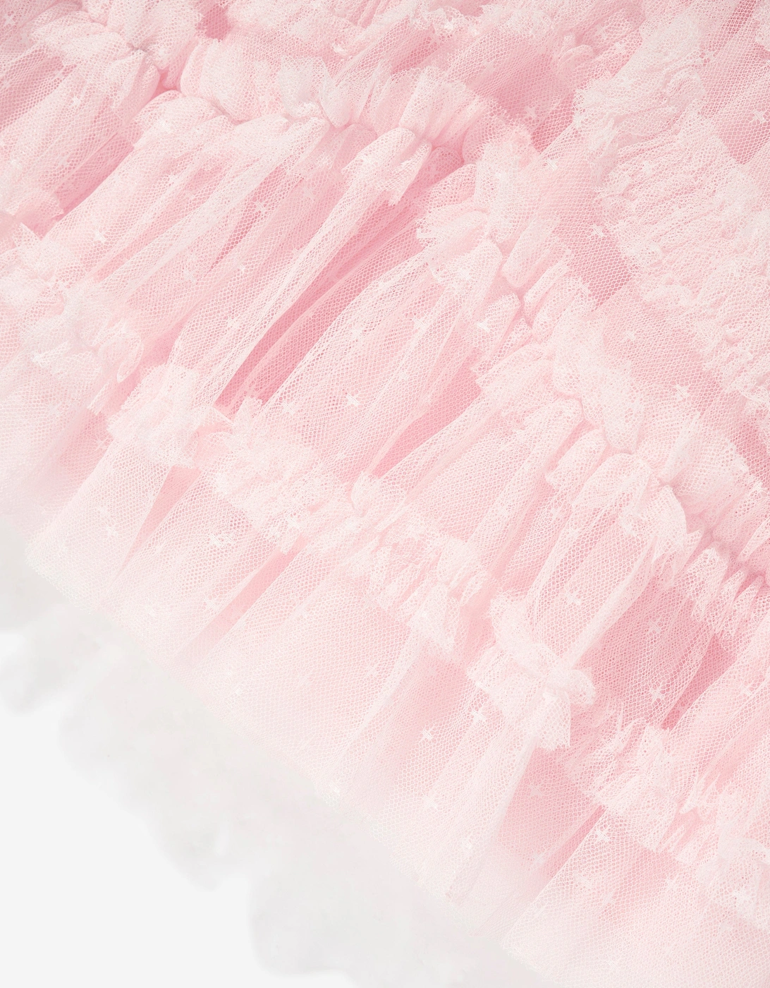 Girls Amara Ruffle Dress in Pink