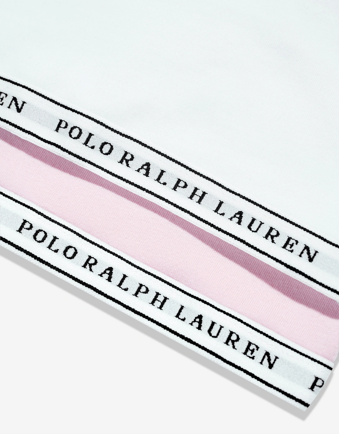 Girls 2 Pack Printed Bra Set in White